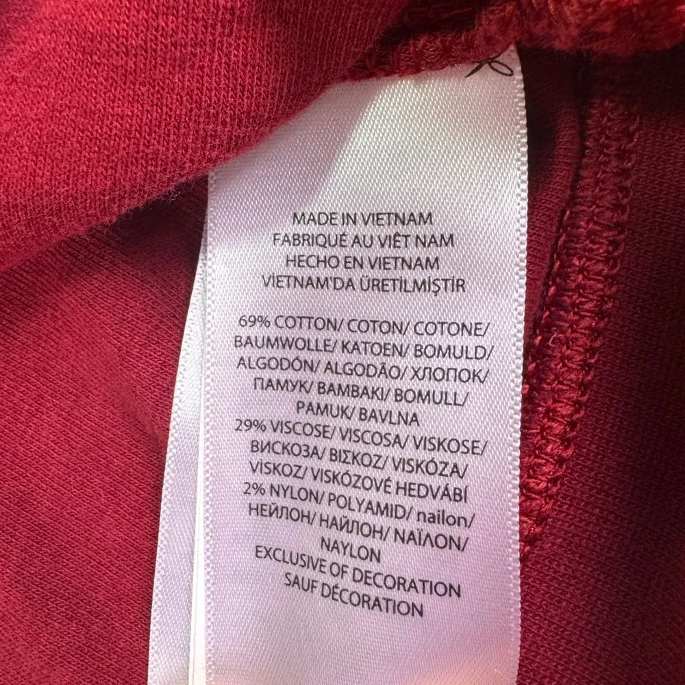 Polo Ralph Lauren Red Quarter Zip‎ Pullover Sweatshirt Men's Large